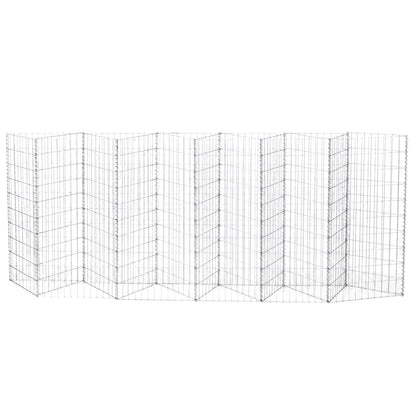 Galvanized Steel Tall Gabion Basket with Multiple Compartments