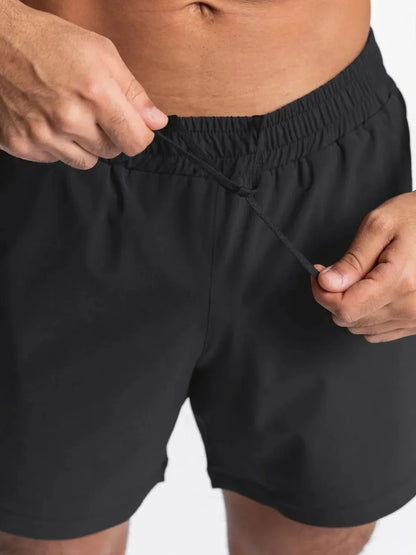 Men's Elastic Waist Active Shorts