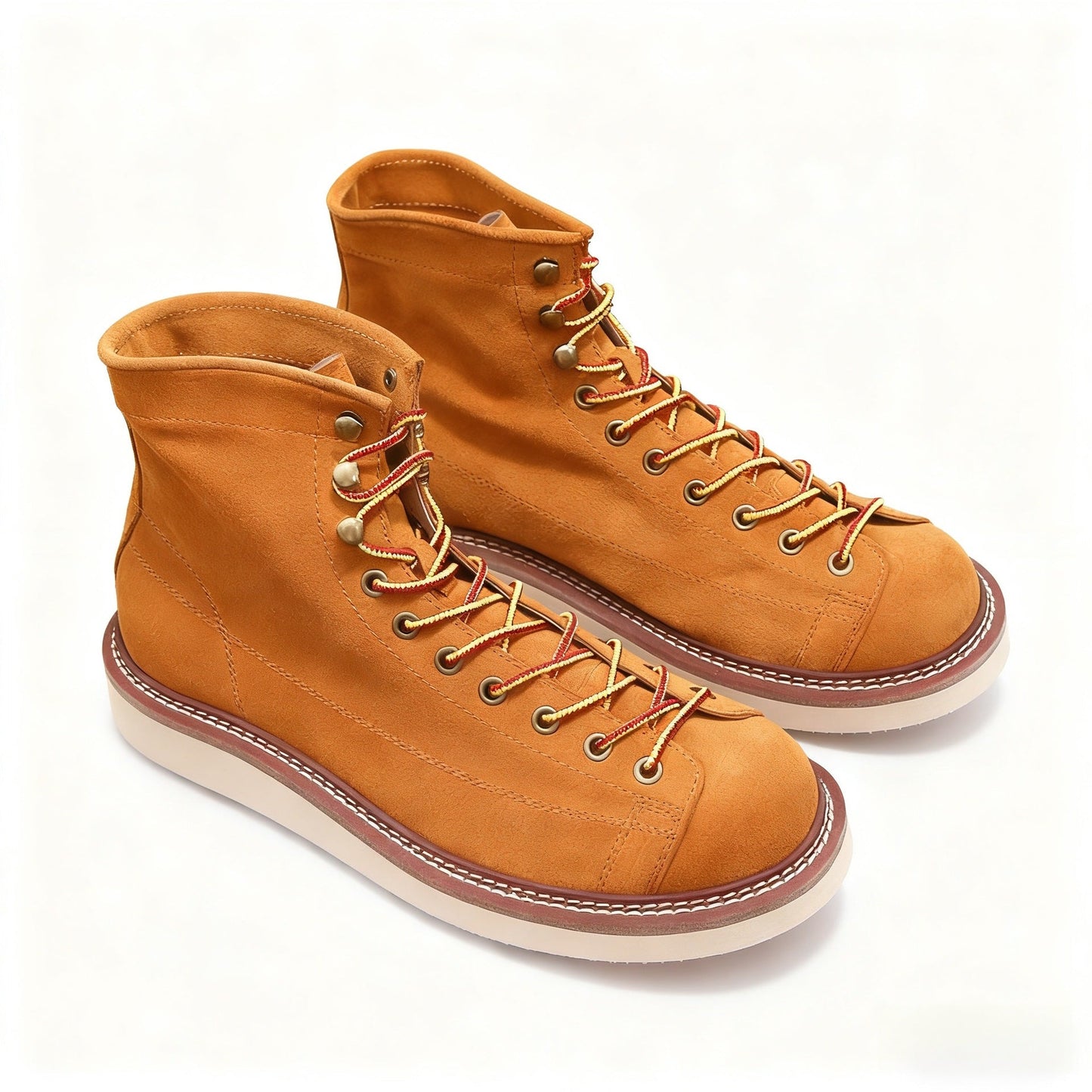 Platform Height-increasing Suede Vintage Breathable High-top Work Boots