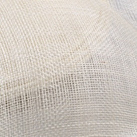 Fan-shaped Handcrafted Linen Headpiece