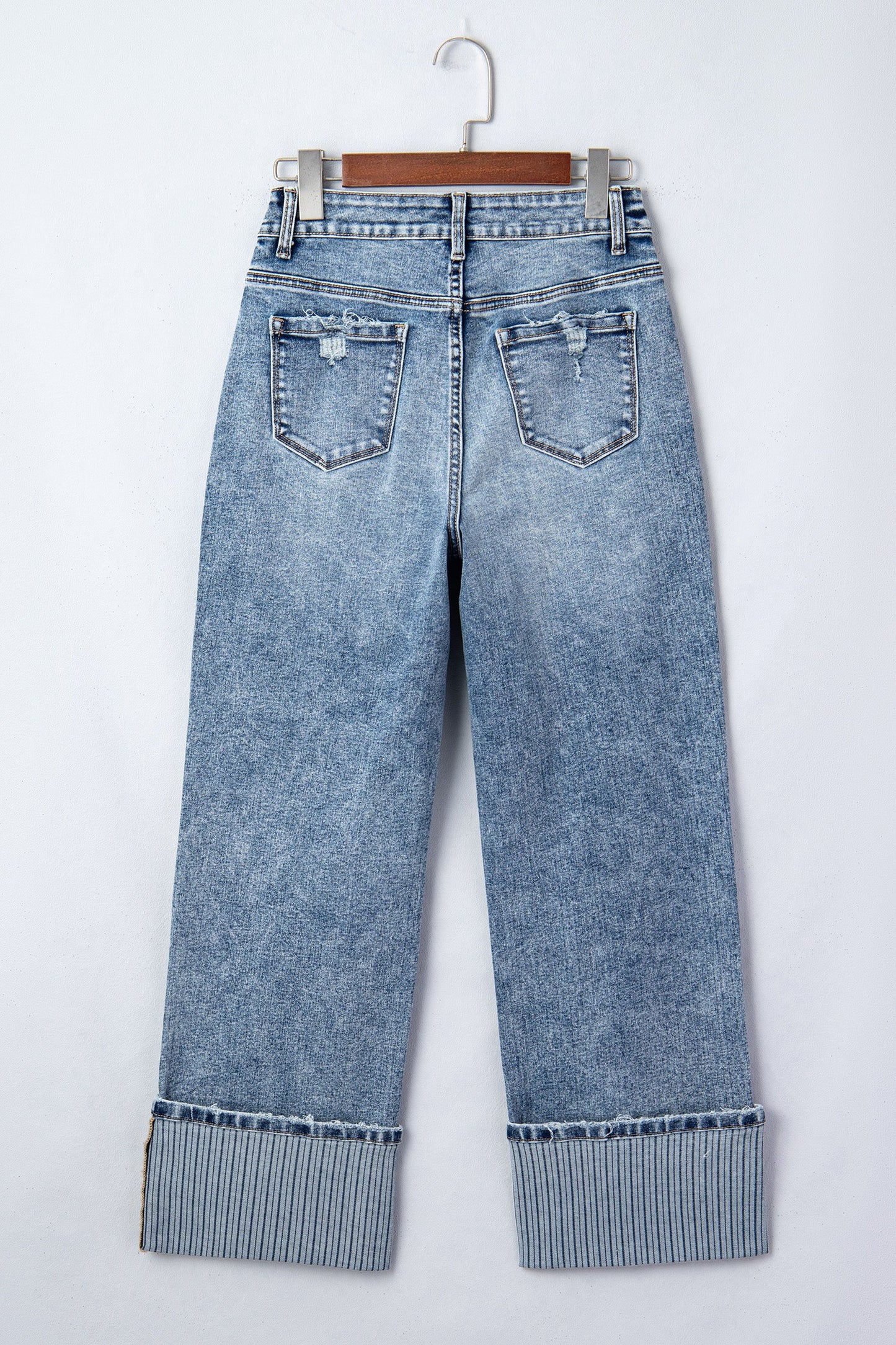 Elia Cuffed Straight Loose Jeans