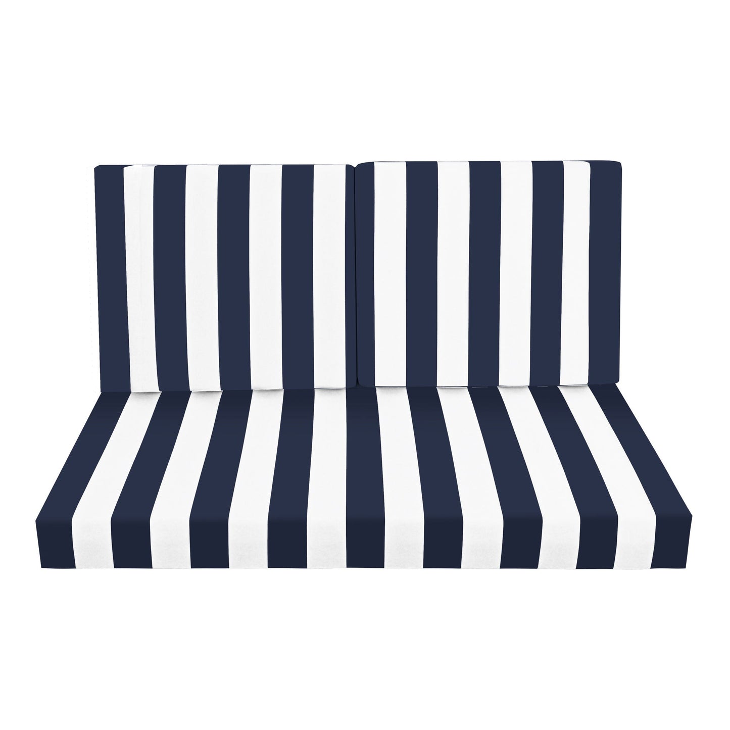 Outdoor Deep Seat Waterproof Replacement Patio Chair Cushions (Set of 2)