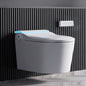 Wall-Mounted Smart Toilet with Automatic Lid Opening
