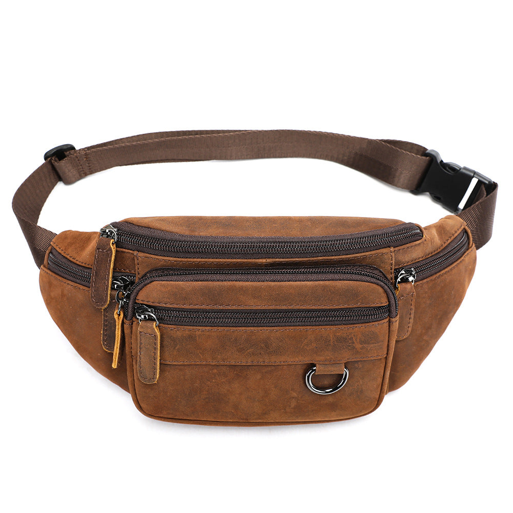 Multifunctional Mens ShoulderCrossbody Waist Bag