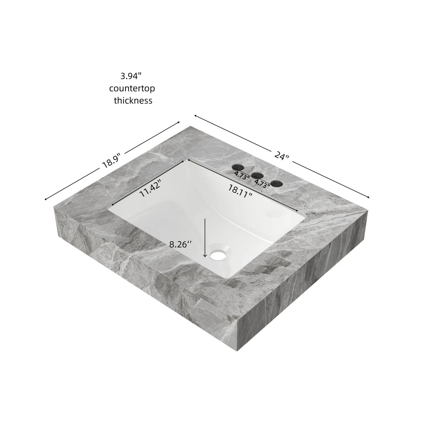 24" Muri Bathroom Vanity