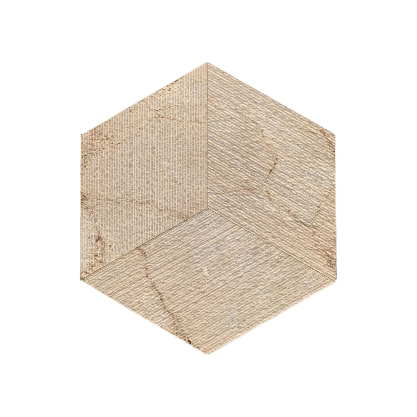 Hexagon Natural Marble Polished Tile For Wall And Floor (Set of 12)