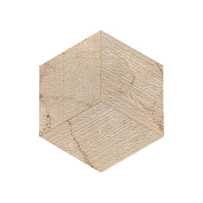 Hexagon Natural Marble Polished Tile For Wall And Floor (Set of 12)