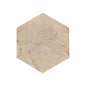 Hexagon Natural Marble Polished Tile For Wall And Floor (Set of 12)