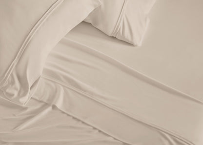 BedGear Dri-Tec King Pillowcase Set, Beige