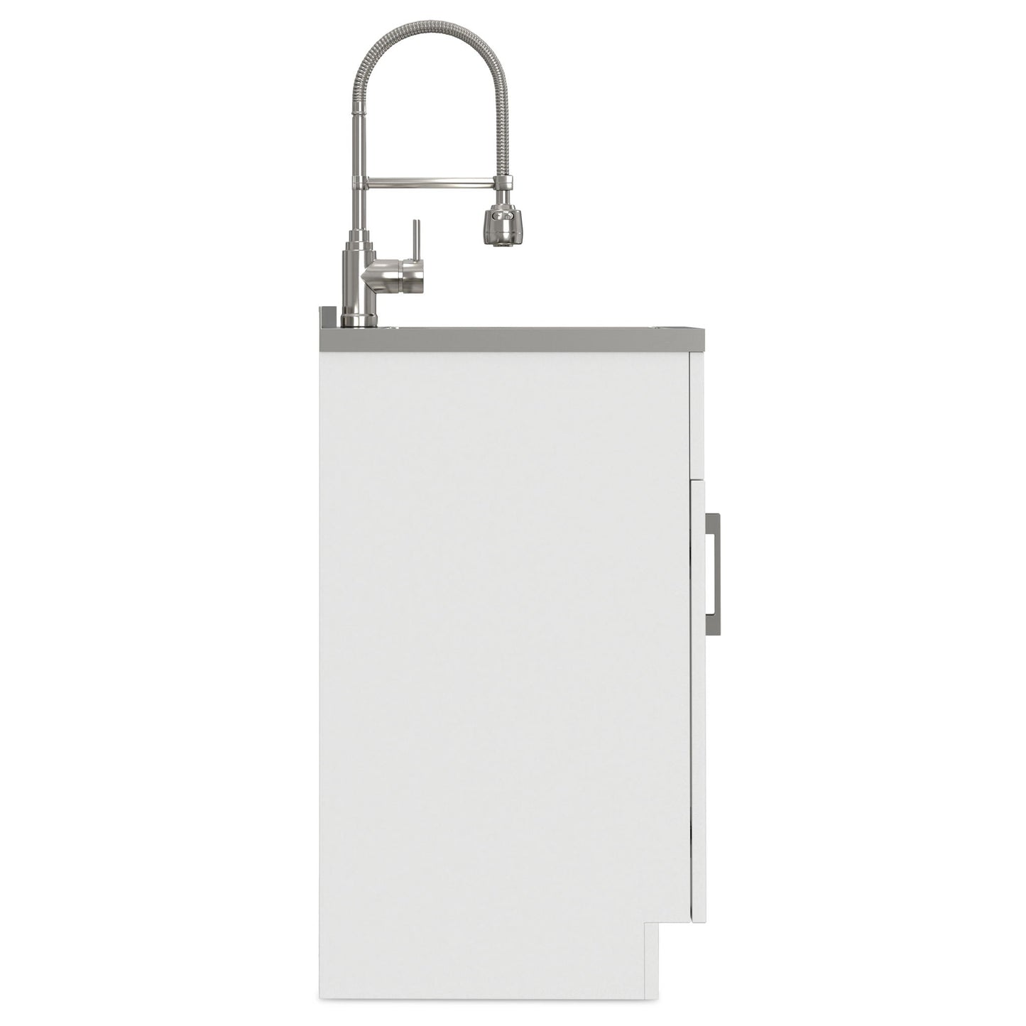 Hennessy - Deluxe Laundry Cabinet With Faucet And Stainless Steel Sink