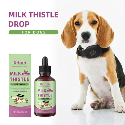 Kriath Dog Milk Thistle Extract Nutrient Solution Gentle Ingredients Daily Nourishing Pet Body Care Solution