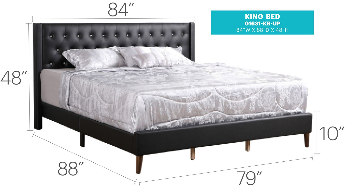 Stylish Bed For Spacious Rooms Contemporary