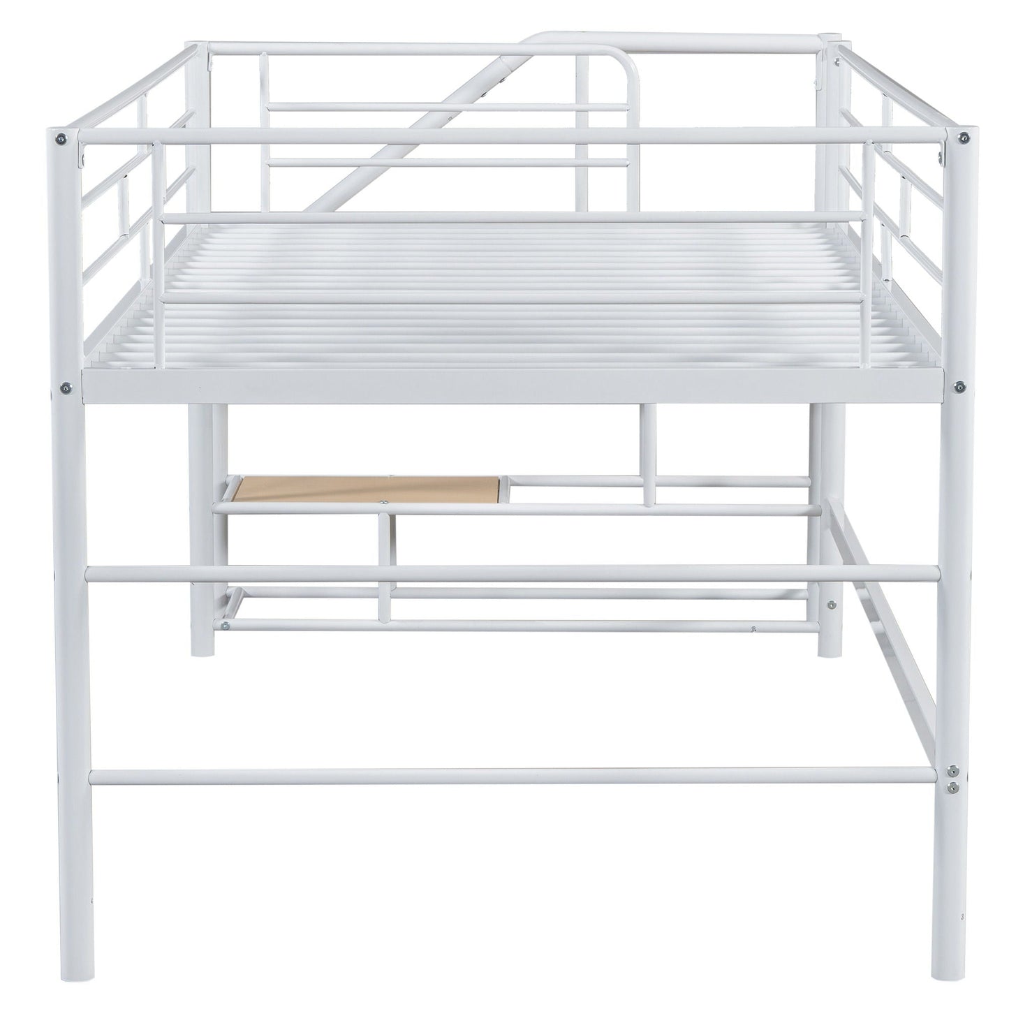 Loft Bed With Storage Stairs And Metal Frame