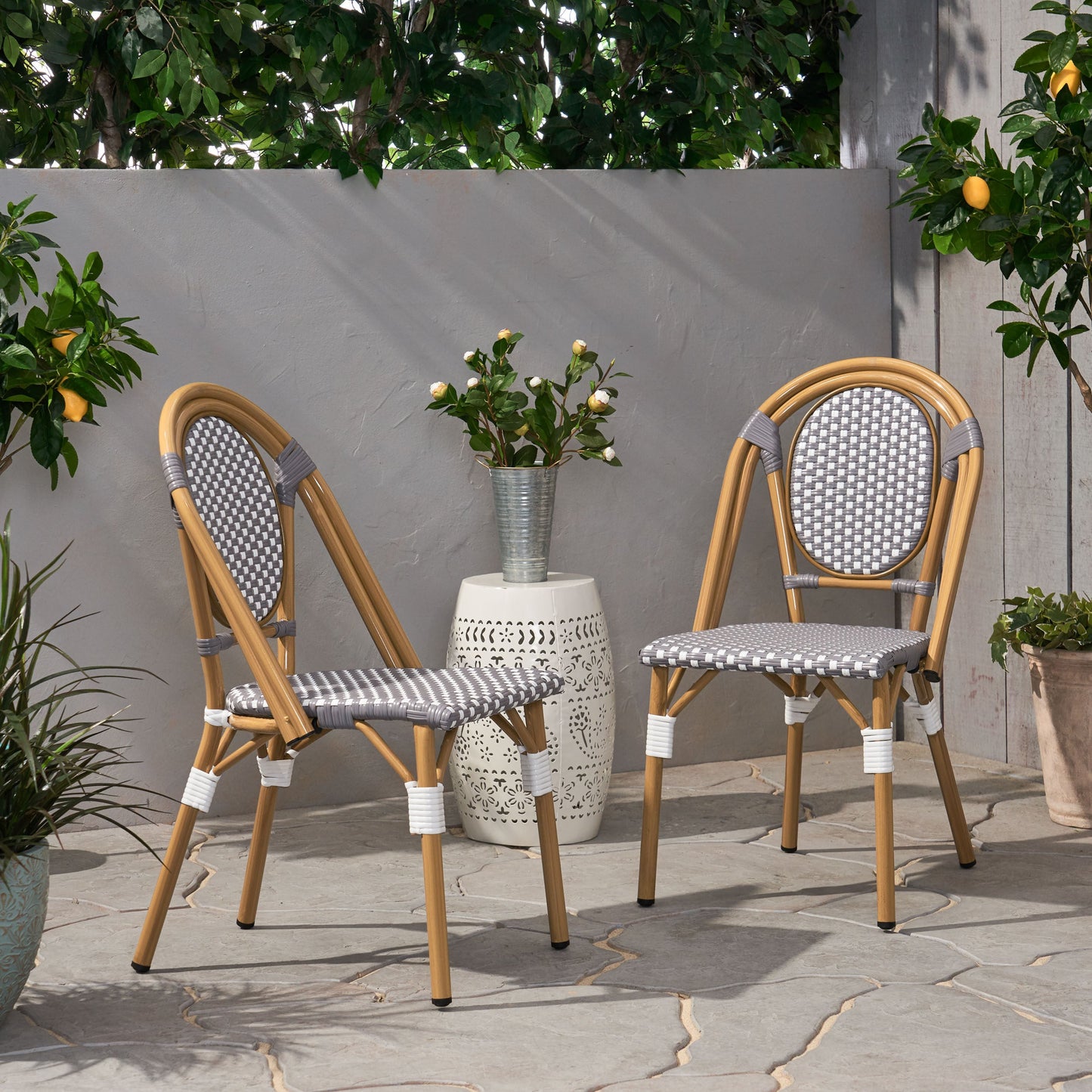 French Bistro Chair Set of 2