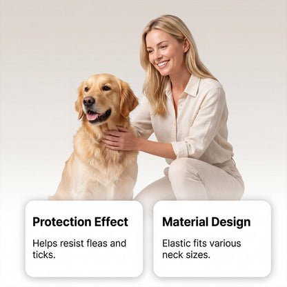 Eeljoy Flea And Tick Collar For Dogs, Waterproof And Effective In Repelling Fleas And Ticks, External Protection For Dogs