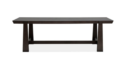 Tauren - Trestle Dining Table - Coffee Bean