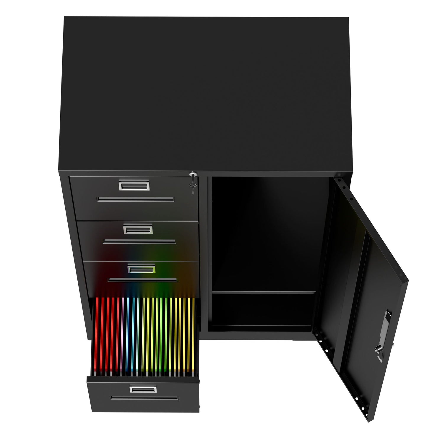 Storage Vertical Filing Cabinet With Lock