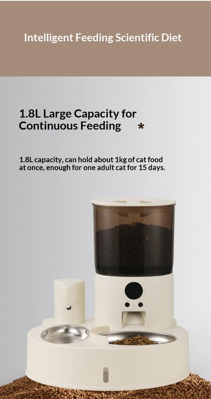 Automatic Cat Feeder With Timed & Portion Control