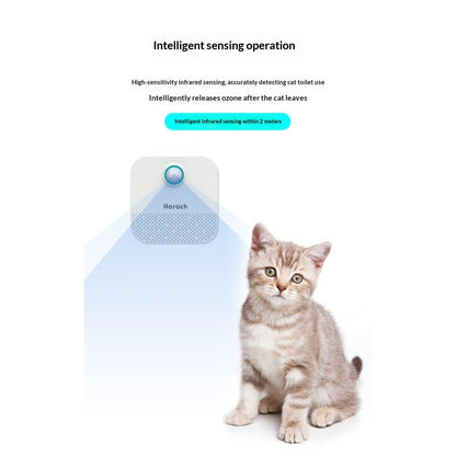 Smart Odor Eliminator For Cat Litter Box