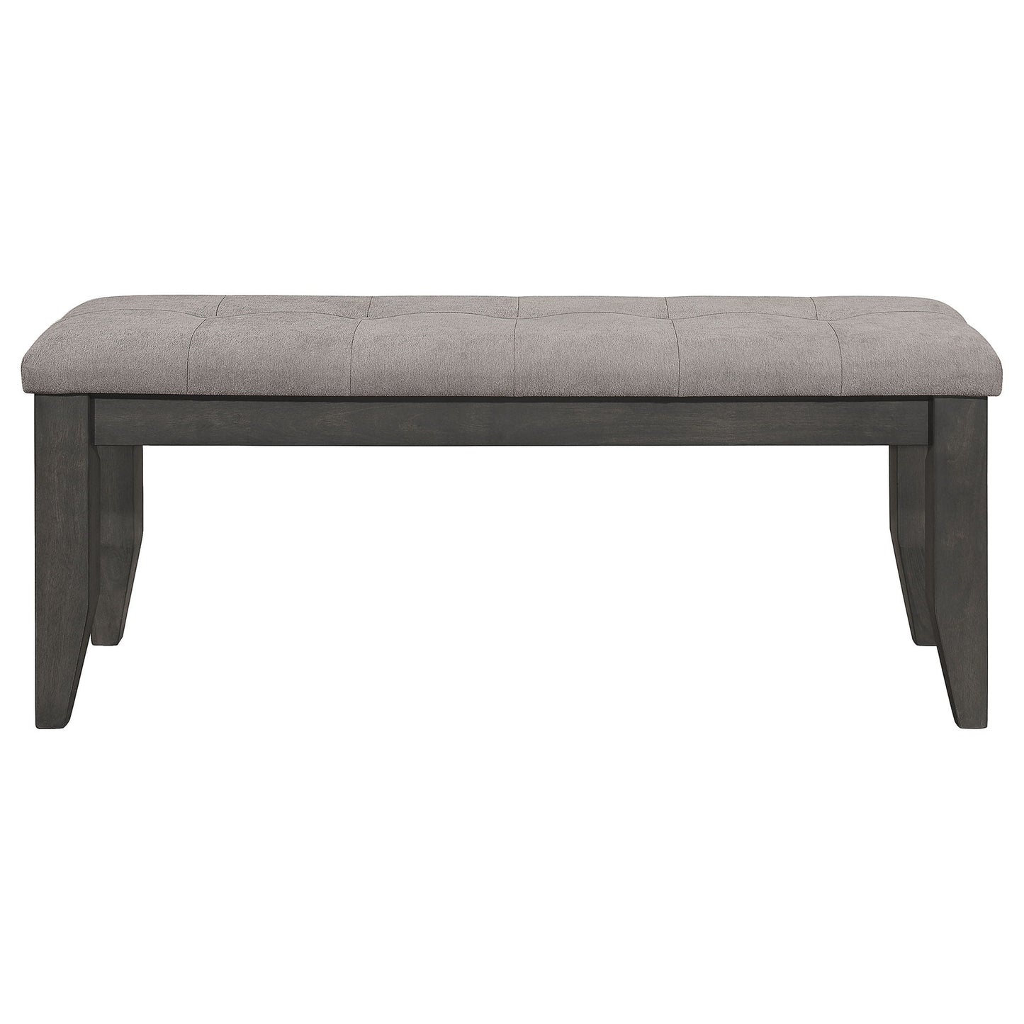 Erskin - Upholstered Dining Bench With Button Tufted Cushion - Dark Gray