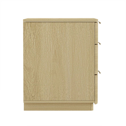 Payton - Nightstand With 3 Drawers - Oak