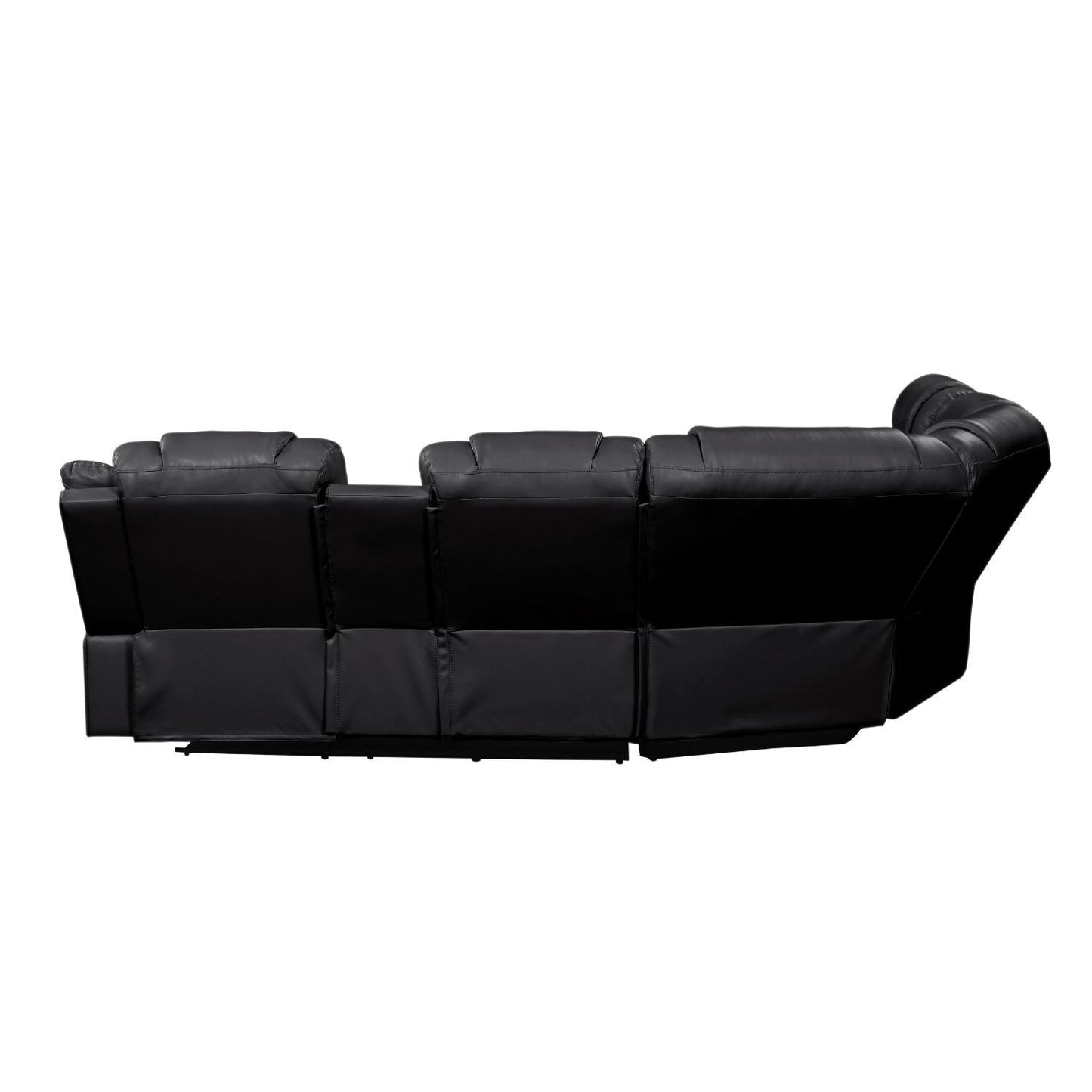 Challenger - Recliner Sectional Sofa, Built In USB, C Ports & Bluetooth