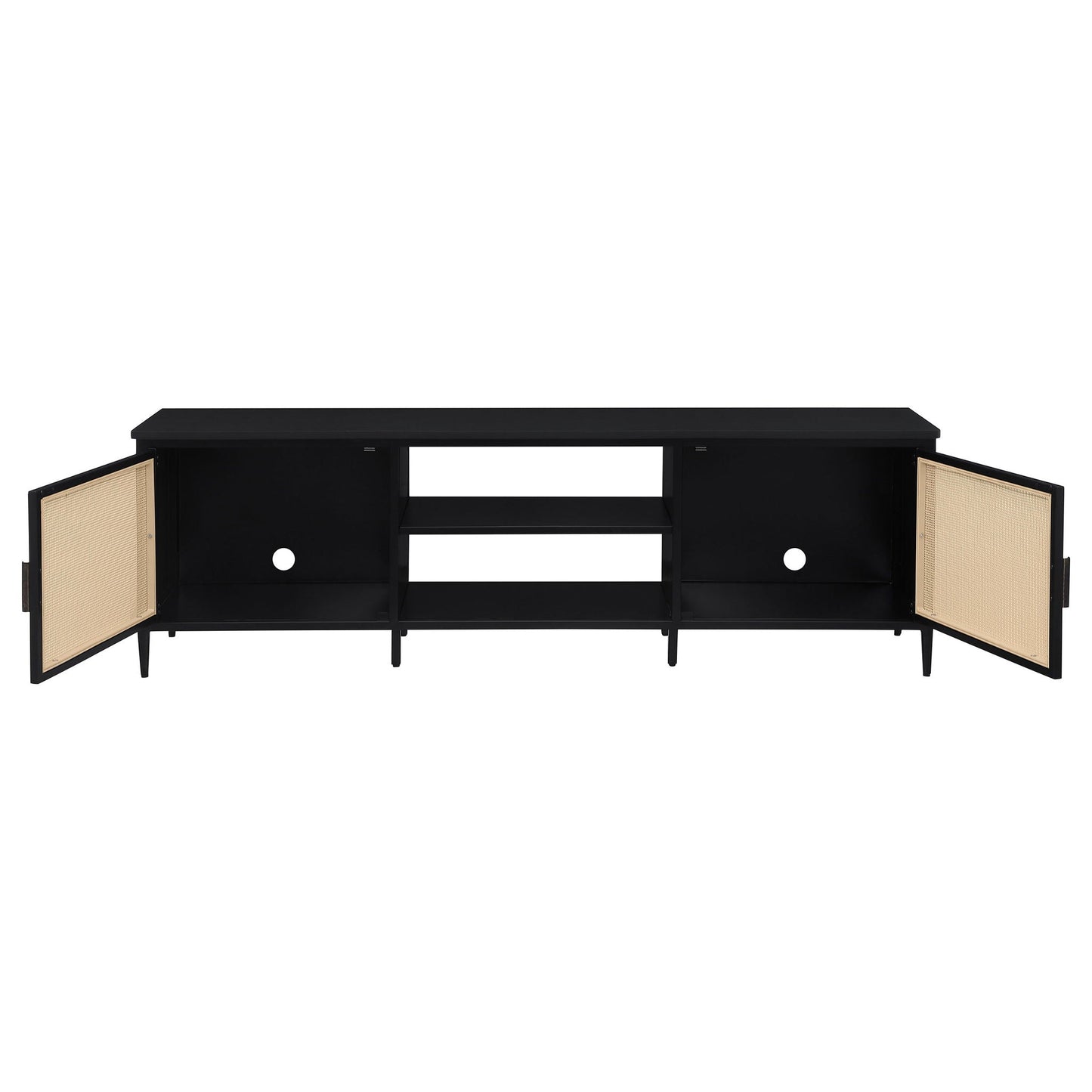 Kenneth - 2 Door TV Stand Doors - Black