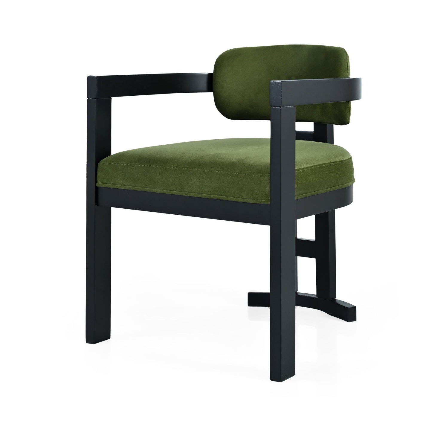 Stylish Indoor Upholstered Wood Dining Chair Set of 2