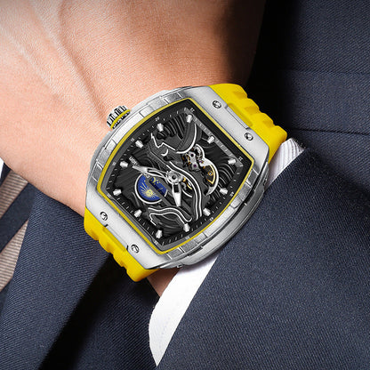 Men's Luminous Waterproof Skeleton Watch