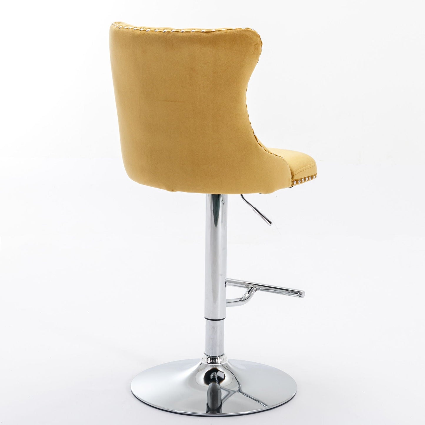 Swivel Adjustable Height Barstools Set of 2