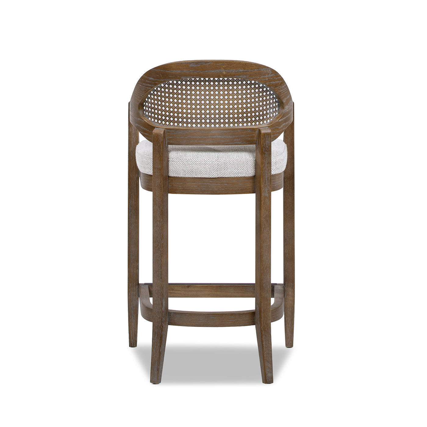 Americana Mid-Century Modern 26" Cane Back Counter Stool