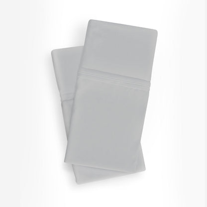 BedGear Dri-Tec Pillowcase Set, Queen - Light Grey
