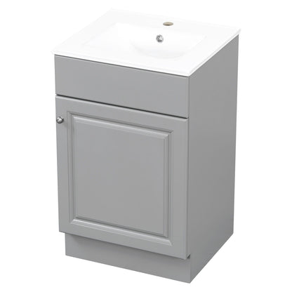 Bathroom Vanity With Sink, Cabinet With Adjustable Shelf