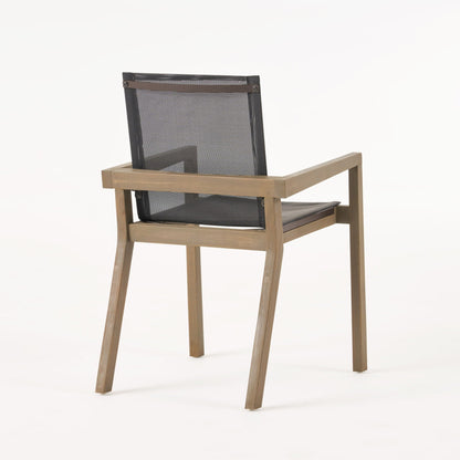 Belfast - Dining Chair With Acacia Wood Frame And Seating (Set of 2)