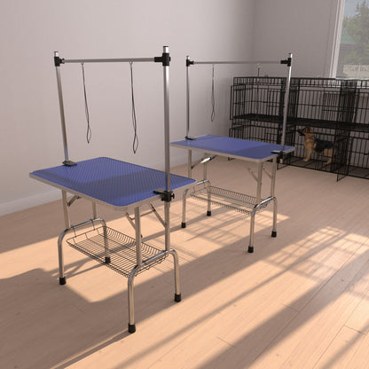 Large Grooming Table For Pet Dog And Cat With Adjustable Arm And Clamps Large Heavy Duty Animal Grooming Table
