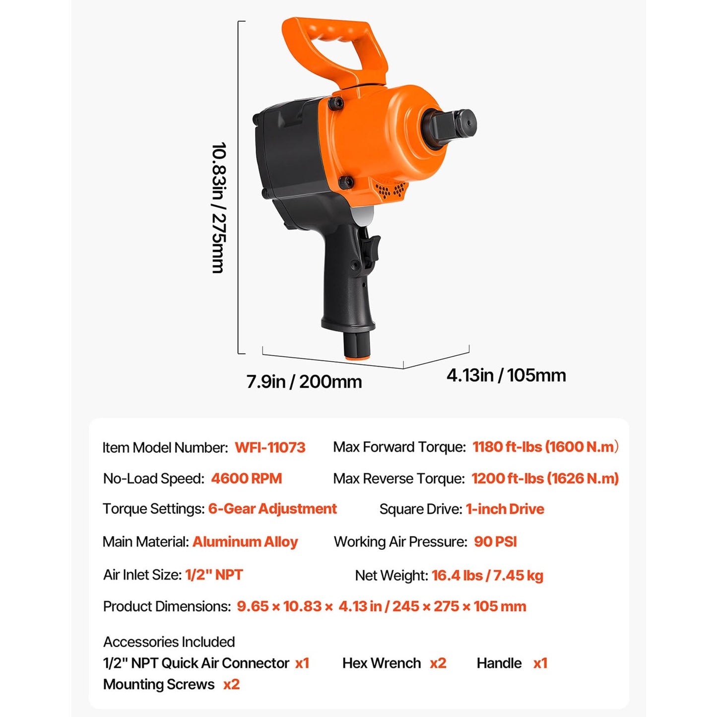1 Inch Air Impact Wrench