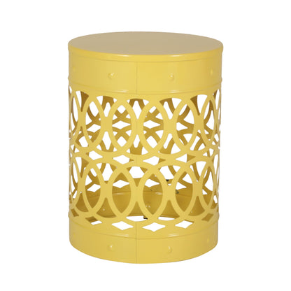 Outdoor Metal Side Table Set of 2