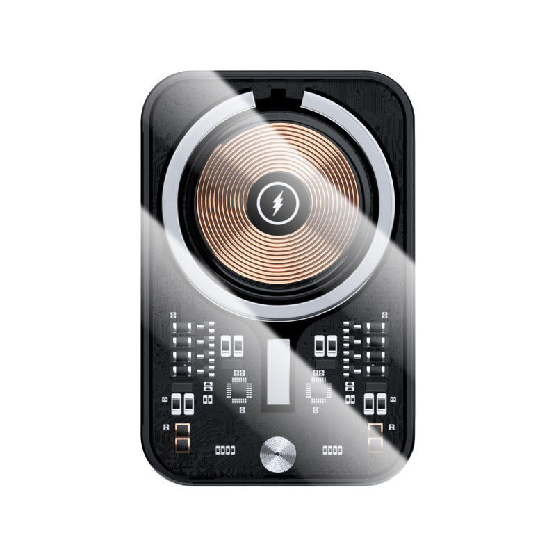 Cool black Transparent Wireless Magnetic Rechargeable Battery