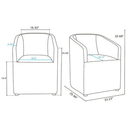 Anna - Round Armchair