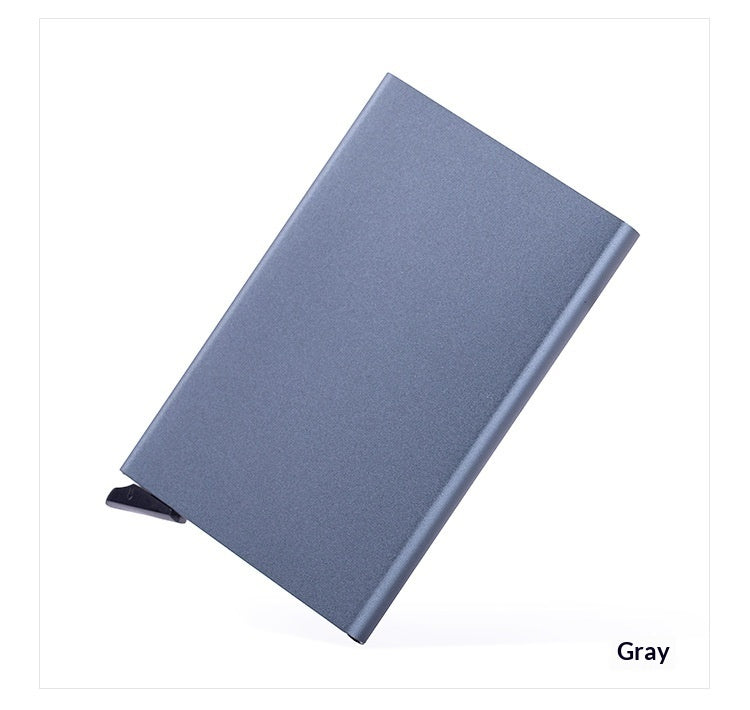 Mens Automatic Pop-Up ID Holder