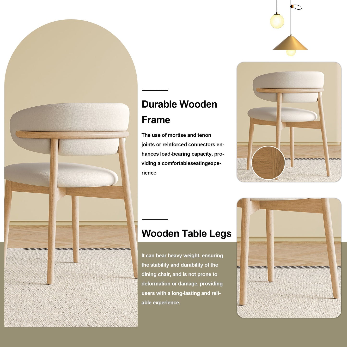 Mid-Century Modern Dining Chair (Set of 2)