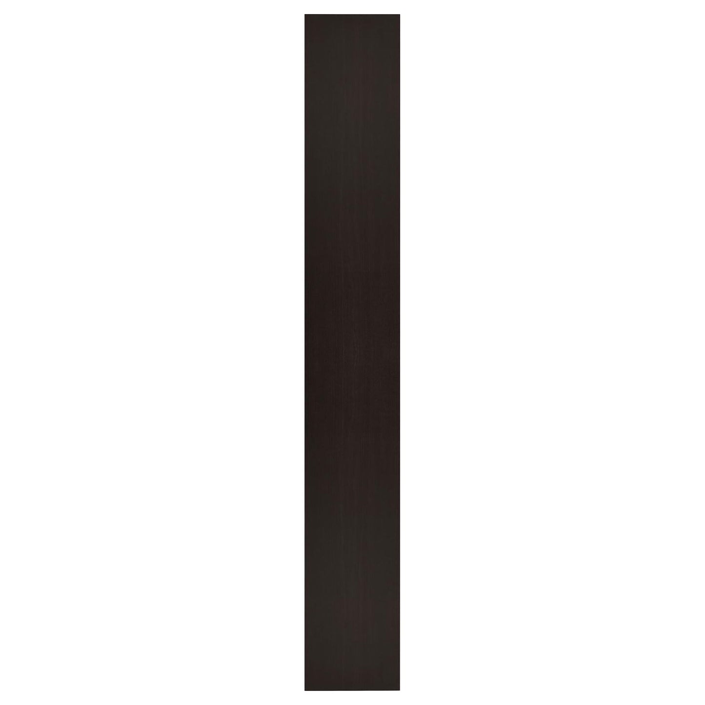 Rectangular Bookcase Tall Slim Storage With 9 Shelves - Brown
