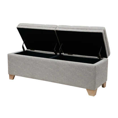 Soft Close Upholstered Storage Bench, Convenient Design