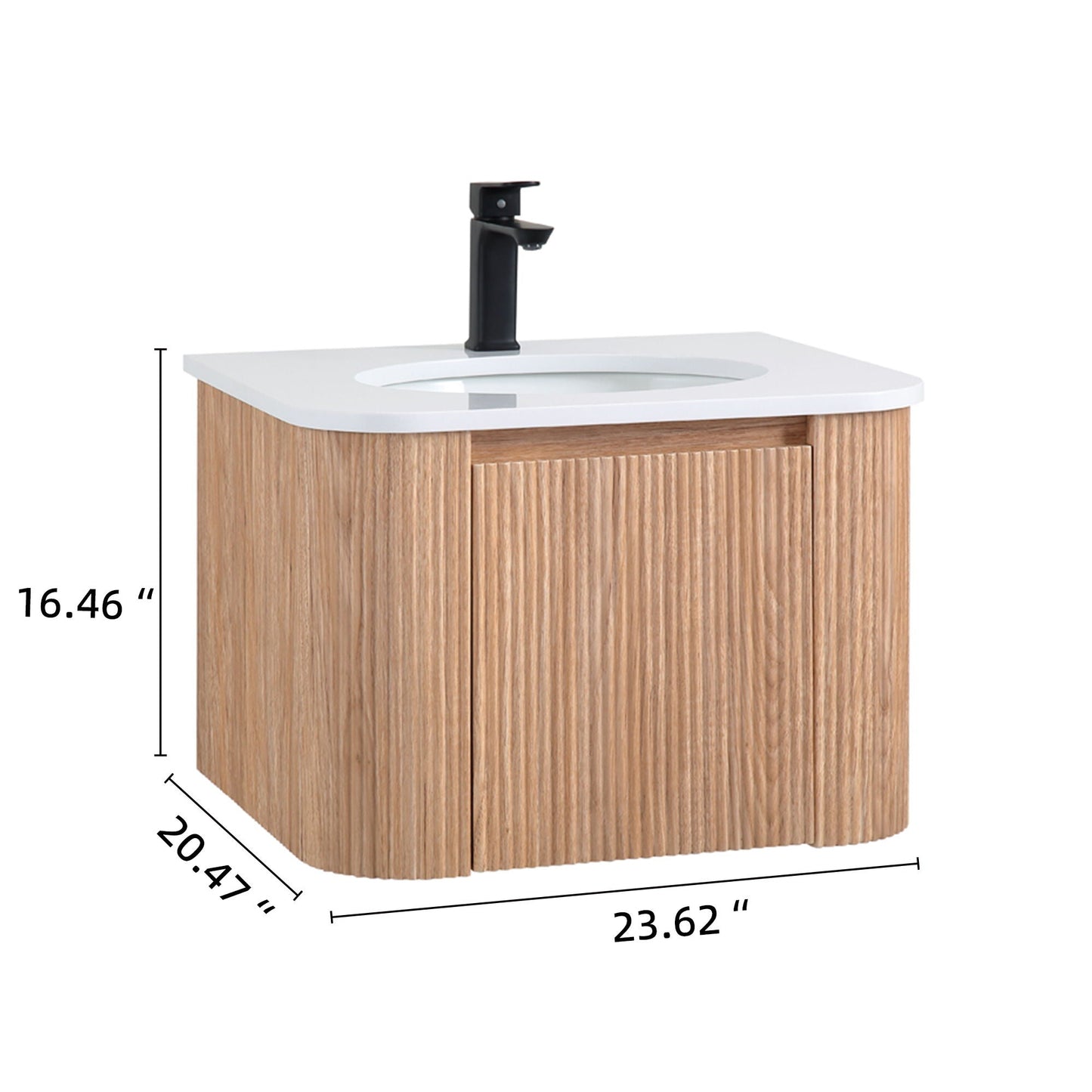 Wall Mounted Bathroom Vanity With Sink