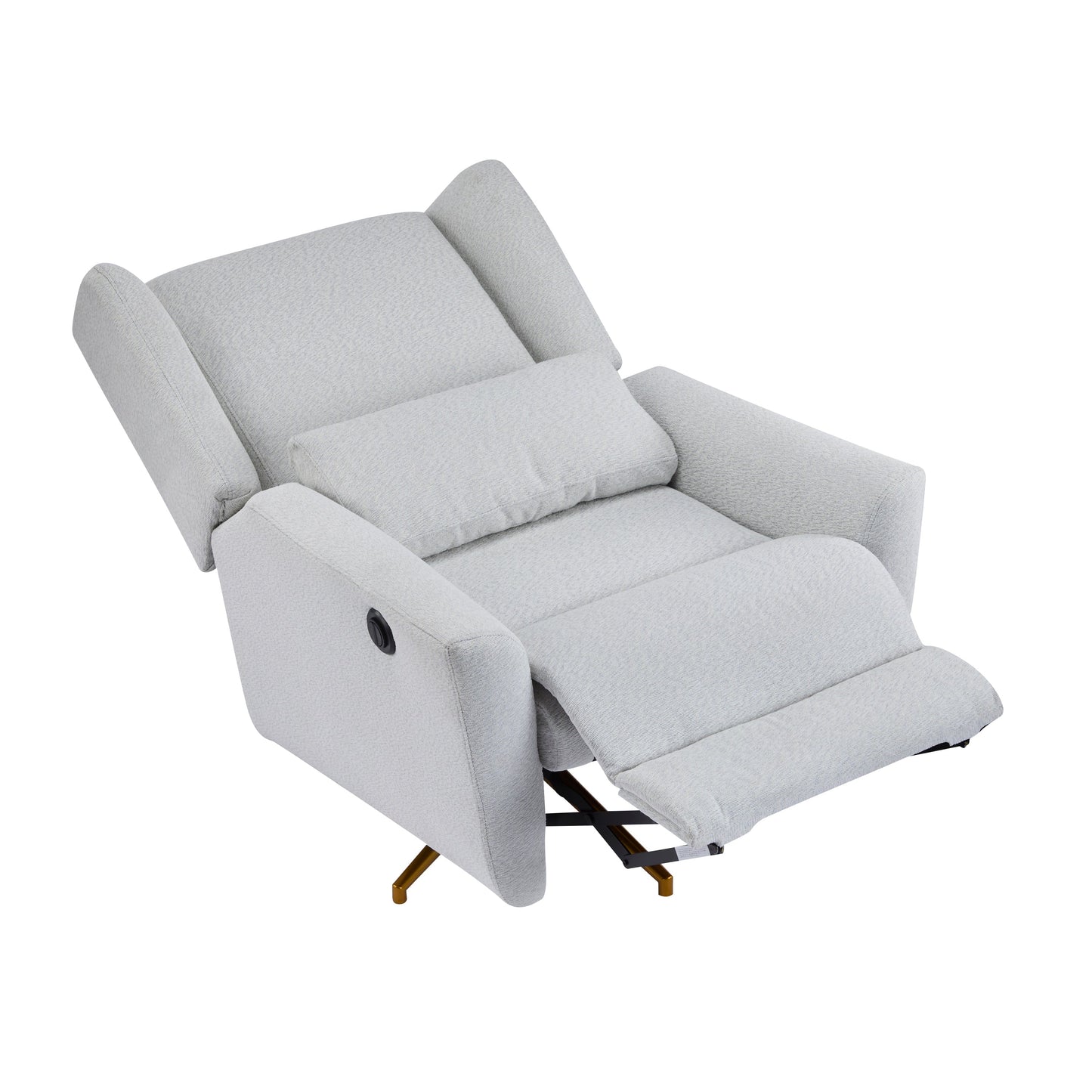 Power Recliner Chair Swivel Upholstered 360° Swivel Recliner