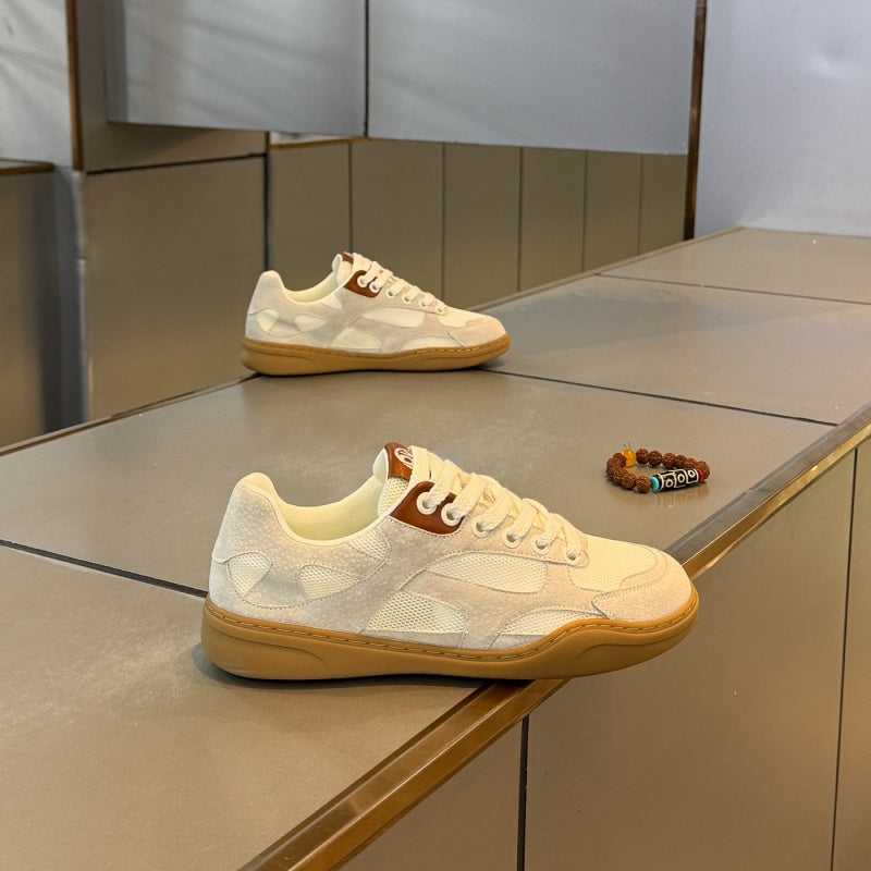 2026 New Summer Men's Breathable Casual Skate Shoes, Lightweight Soft Sole Cortez & Retro Training Fashion Athletic Sneakers