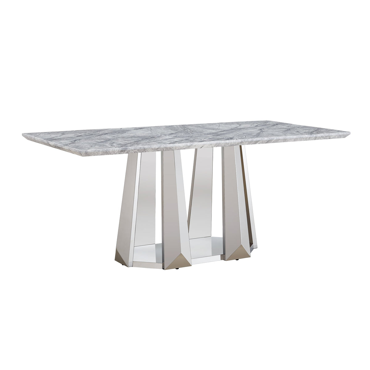 Marble Dining Table for 6 People