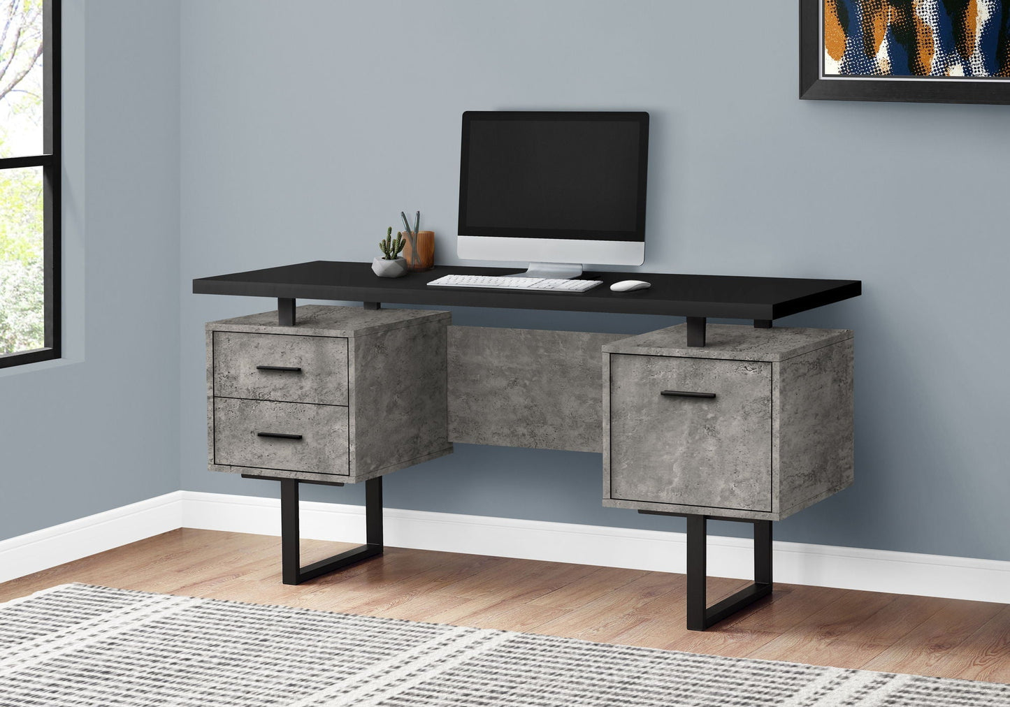 Computer Desk For Home Office With Storage Drawers