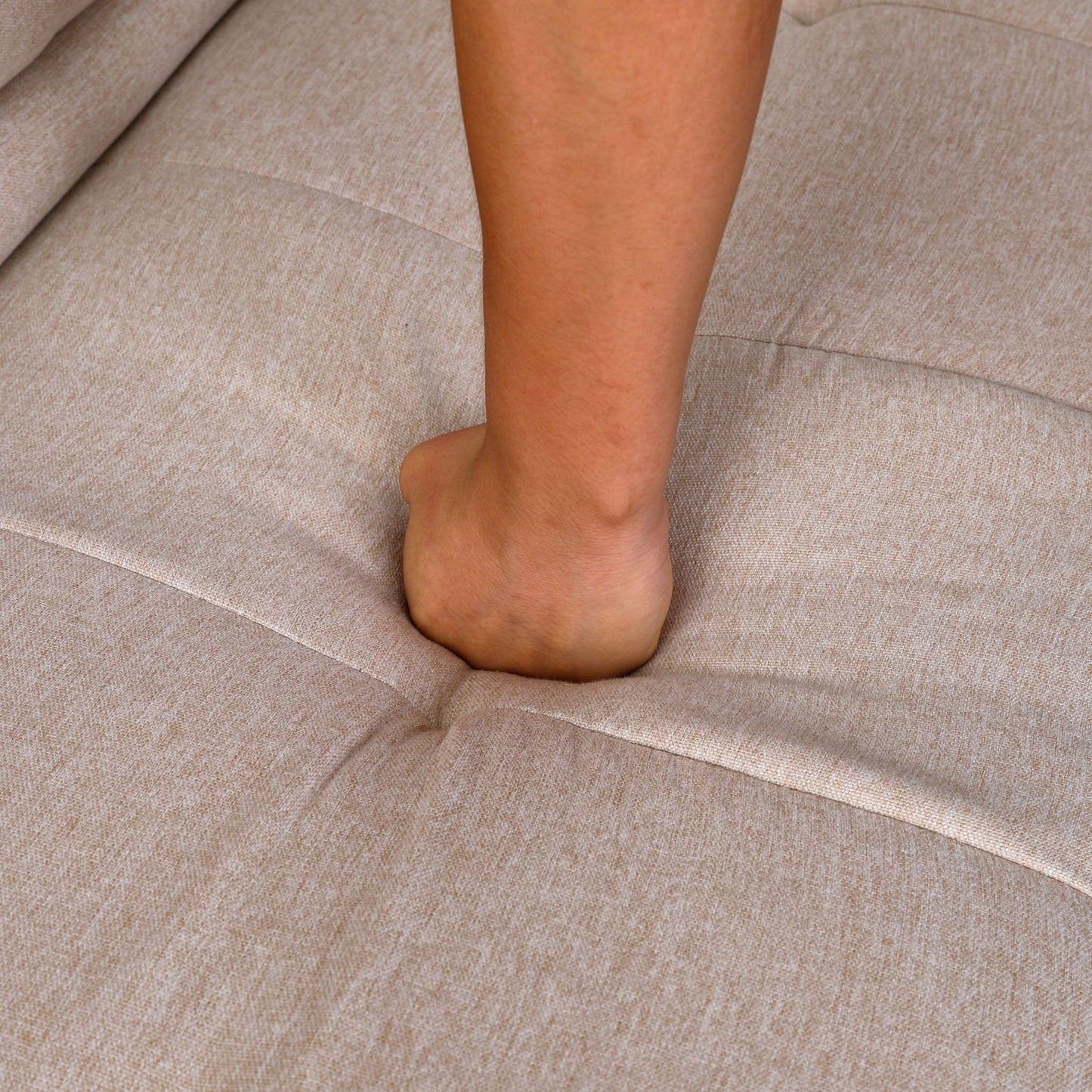 Sofa Bed With Foldable Design And Cup Holder