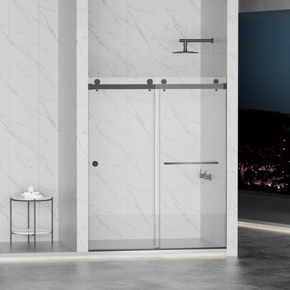 Frameless Shower Door - Double Sliding Design